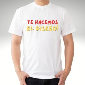 Camiseta Blanca básica + diseño