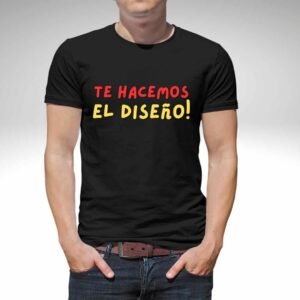 Camiseta Color + Diseño Algodón 100%